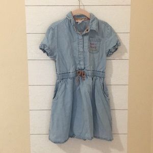 Cat and Jack Girls Chambray Dress